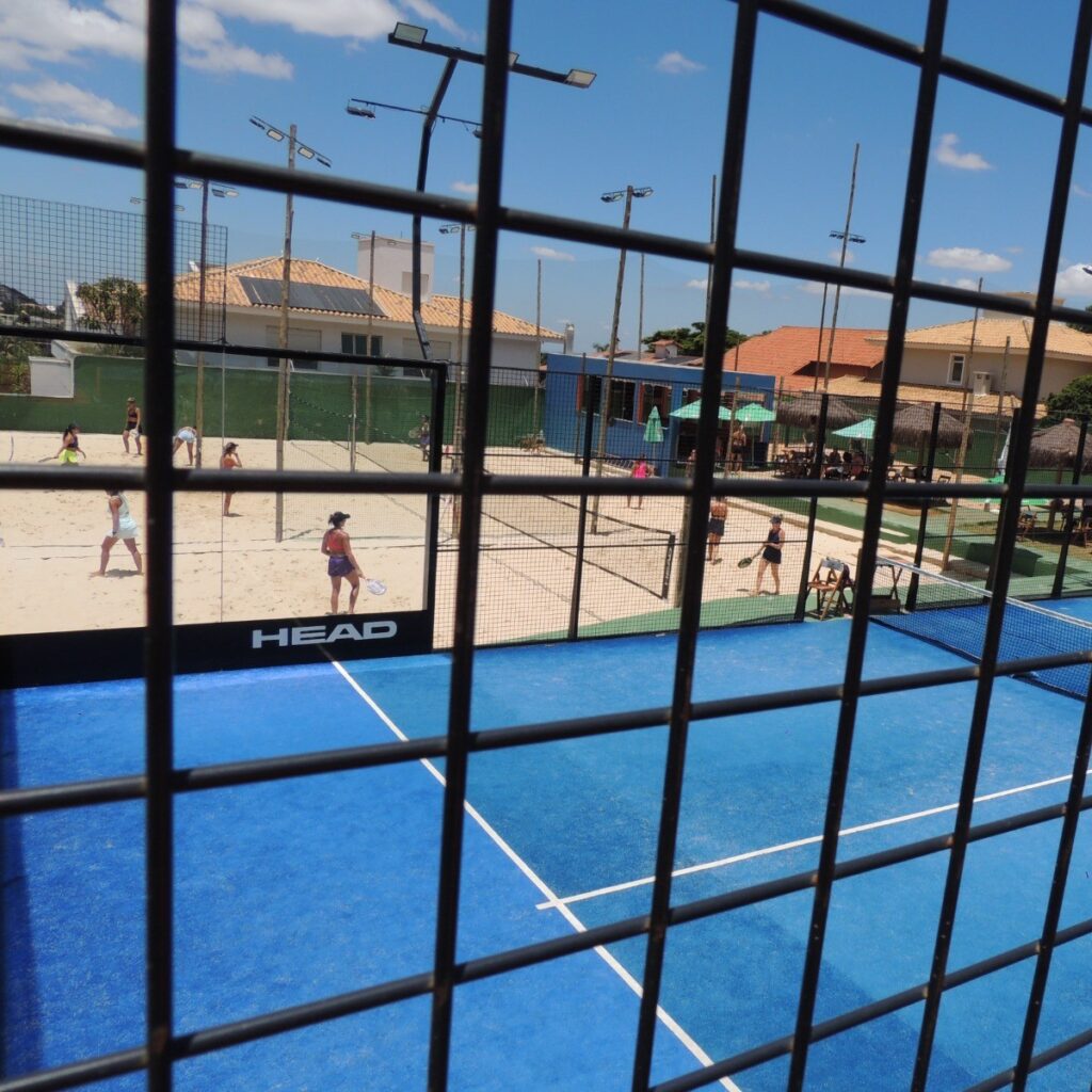 Quadras de Beach Tennis e Padel no Orla Sports